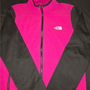 The North Face Women's Fuchsia and Black Ski Jacket